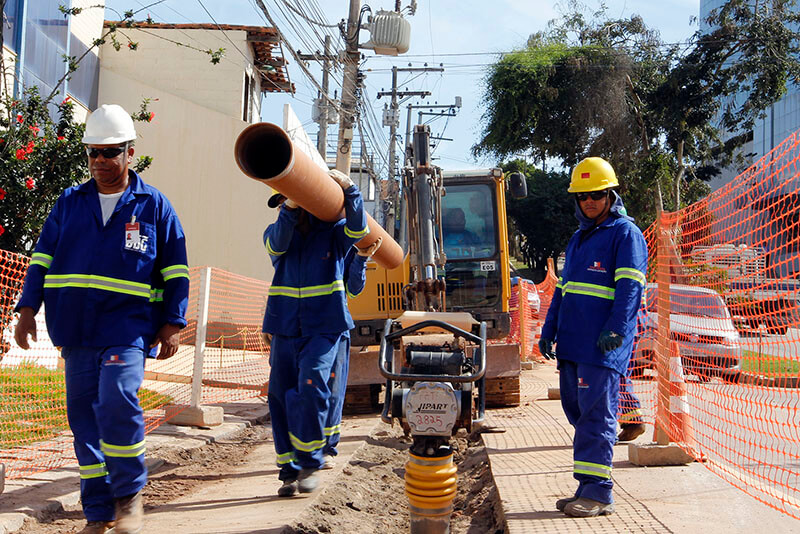 Obras em Guaianases aumentam oferta de água e diminuem perdas