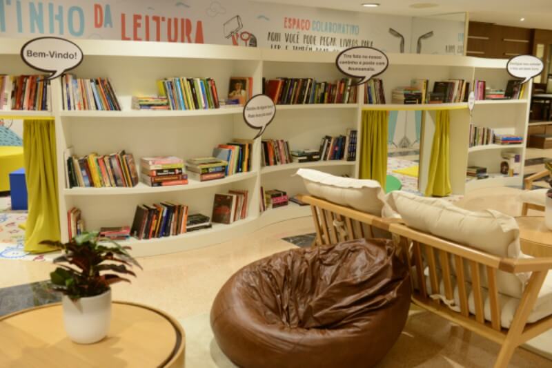 Shopping Anália Franco inaugura cantinho da leitura
