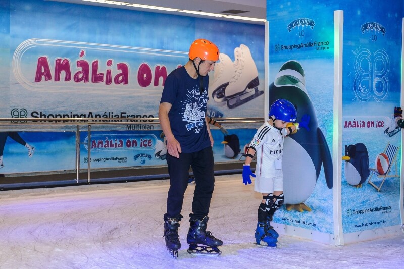Shopping no Anália Franco recebe pista de patinação - ZLN